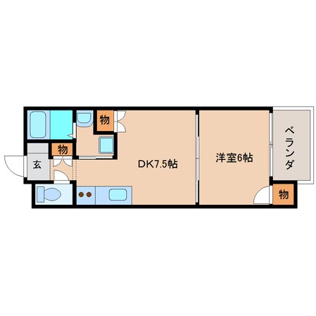 新清水駅 バス4分  岡町下車：停歩1分 2階の物件間取画像